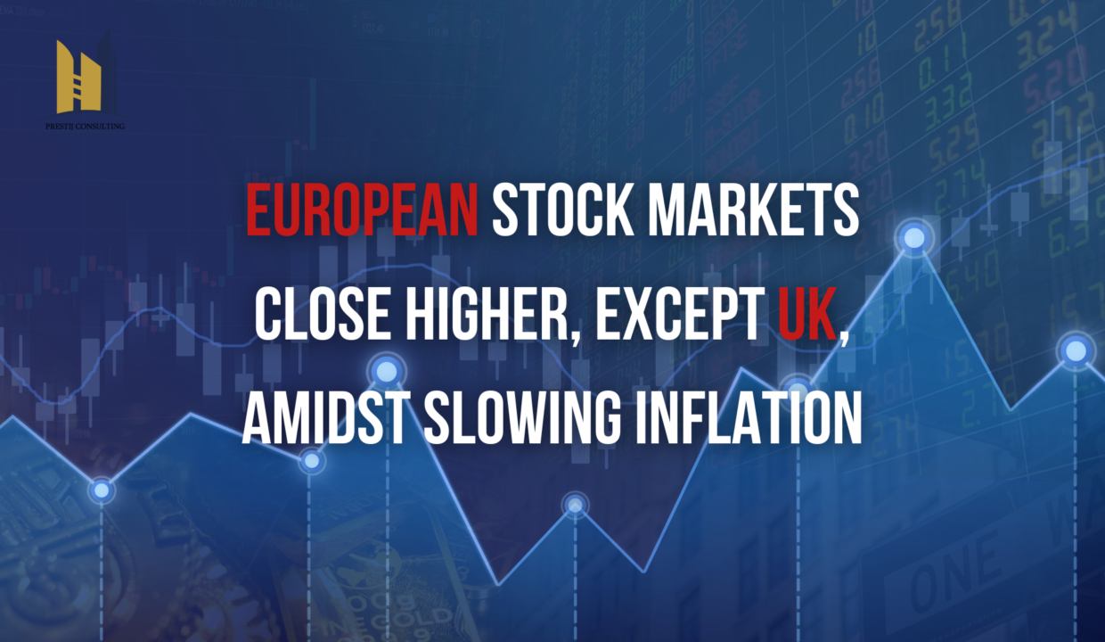 European Stock Markets Close Higher, Except UK, Amidst Slowing Inflation