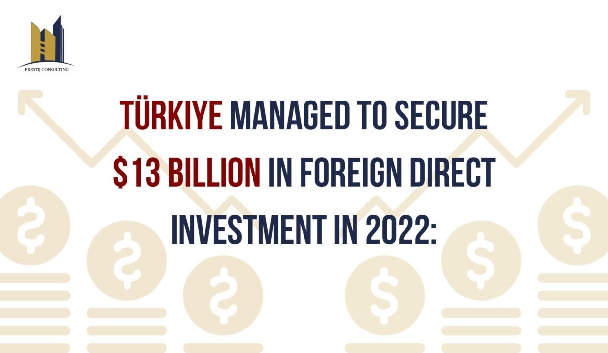 Türkiye Attracts $13 Billion in Foreign Direct Investment in 2022