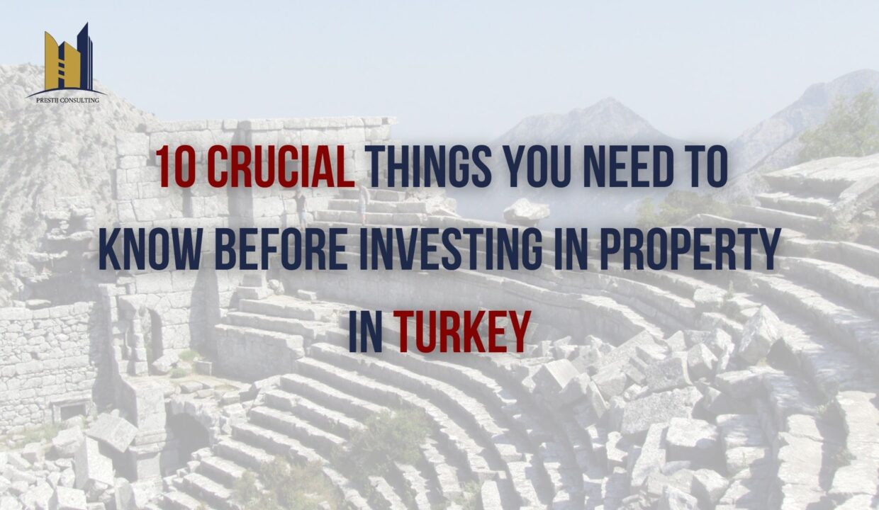 A picturesque view of Turkish property with a beautiful landscape in the background, representing the lucrative investment opportunities in Turkey's real estate market.