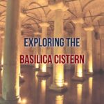 Underground view of the Basilica Cistern with columns and walkways