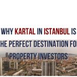 A panoramic view of Kartal district in Istanbul with the Marmara Sea in the background
