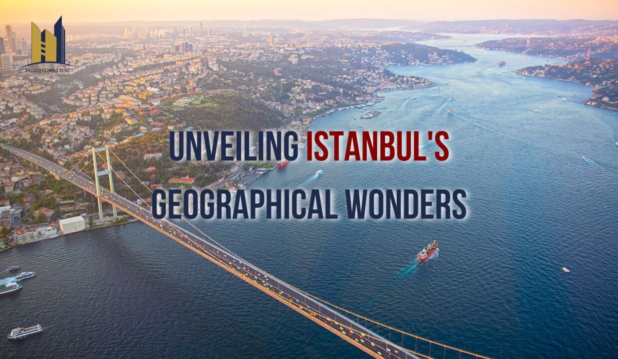 Stunning panoramic view of Istanbul's skyline showcasing the European and Asian sides divided by the Bosphorus Strait