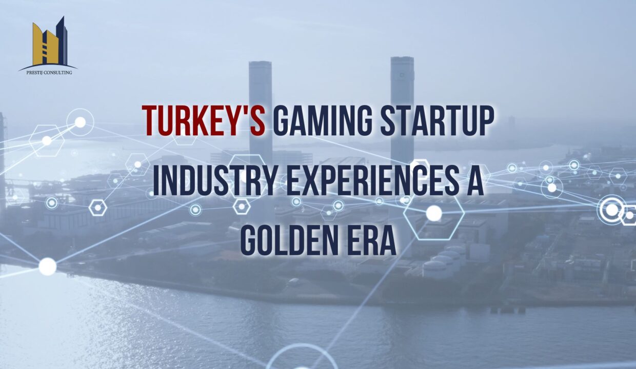 Image showcasing entrepreneurs and gaming symbols representing Turkey's gaming startup industry