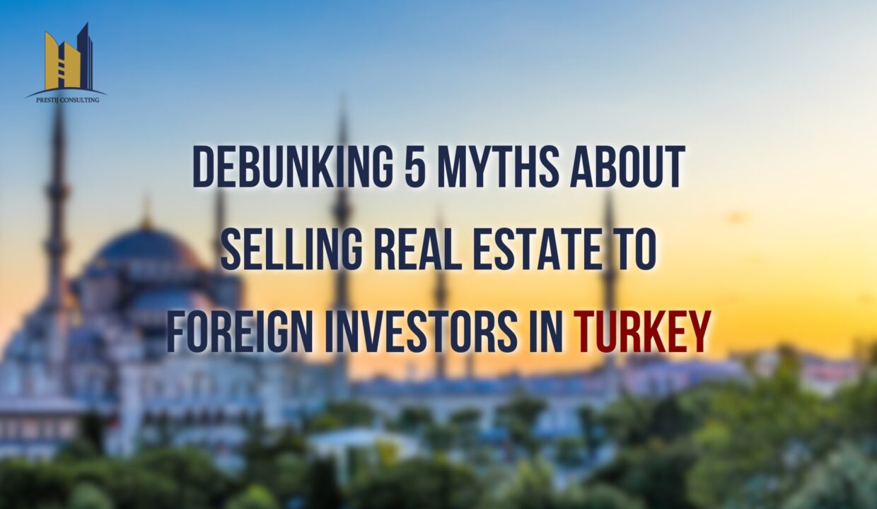 Real estate agent and foreign investor discussing property options in Turkey