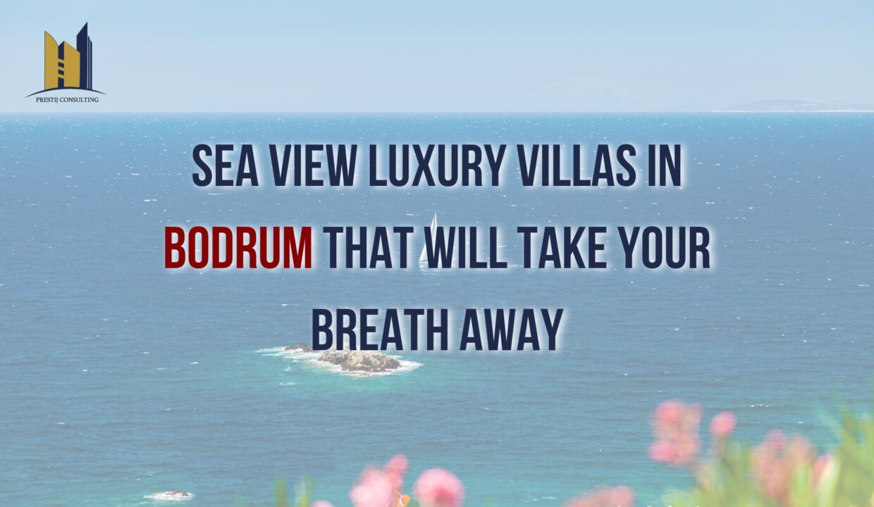 Sea View Luxury Villa in Bodrum Overlooking the Aegean