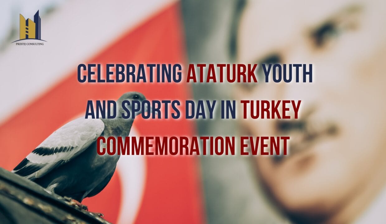 Crowds gathered to celebrate Ataturk Youth and Sports Day in Turkey