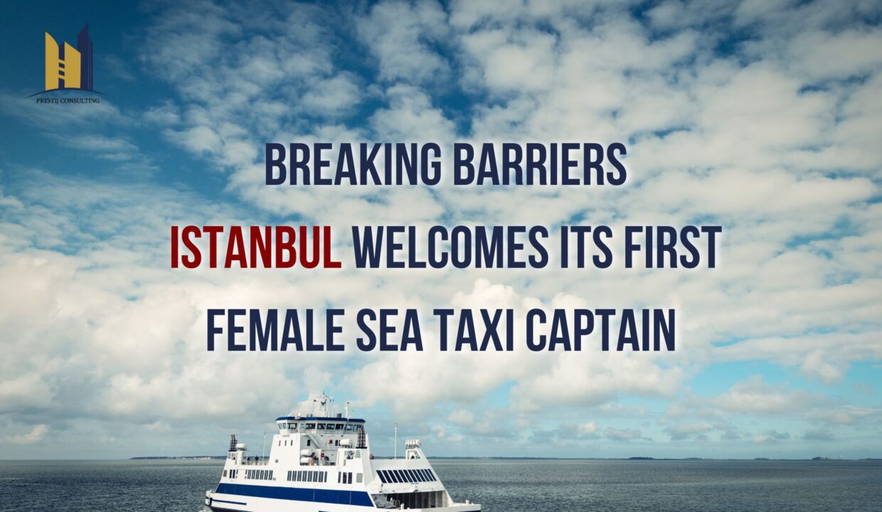 Istanbul first female sea taxi captain
