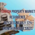An illustrative image depicting the Turkish property market's resurgence with a noticeable increase in house sales during July.