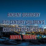 Archaeologists uncovering artifacts at the 5th Century Children’s Cemetery in Konya.