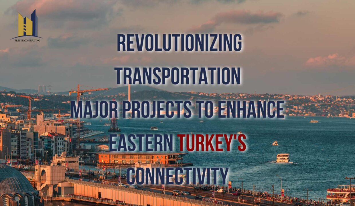 A modern, well-lit highway stretching through the picturesque landscapes of Eastern Turkey.