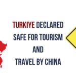 Chinese tourists enjoying their visit to Turkiye, surrounded by iconic landmarks and scenic beauty.