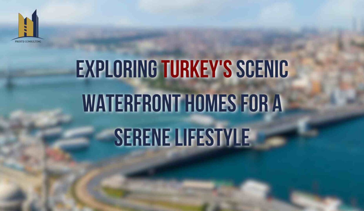 An image showcasing the beauty of The waterfront homes in Turkey, inviting you to embrace a serene coastal lifestyle.