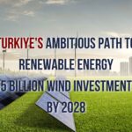 An image representing that Turkiye is commitment to wind energy, symbolizing a green revolution and sustainable future