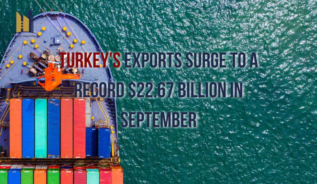 An image representing Turkey's record-breaking exports in September.