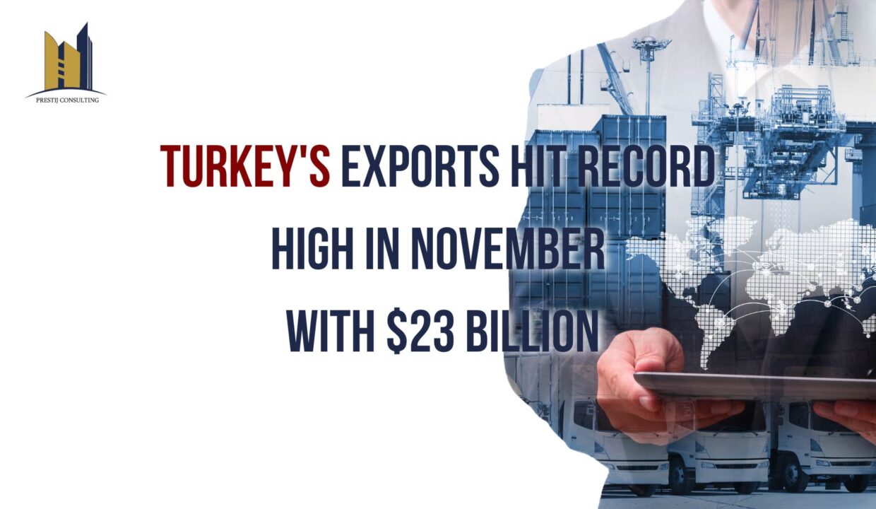 Turkey's Exports Hit Record High in November with $23 Billion